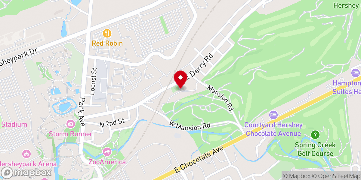 Map showing location of Derry Session House and Enclosure