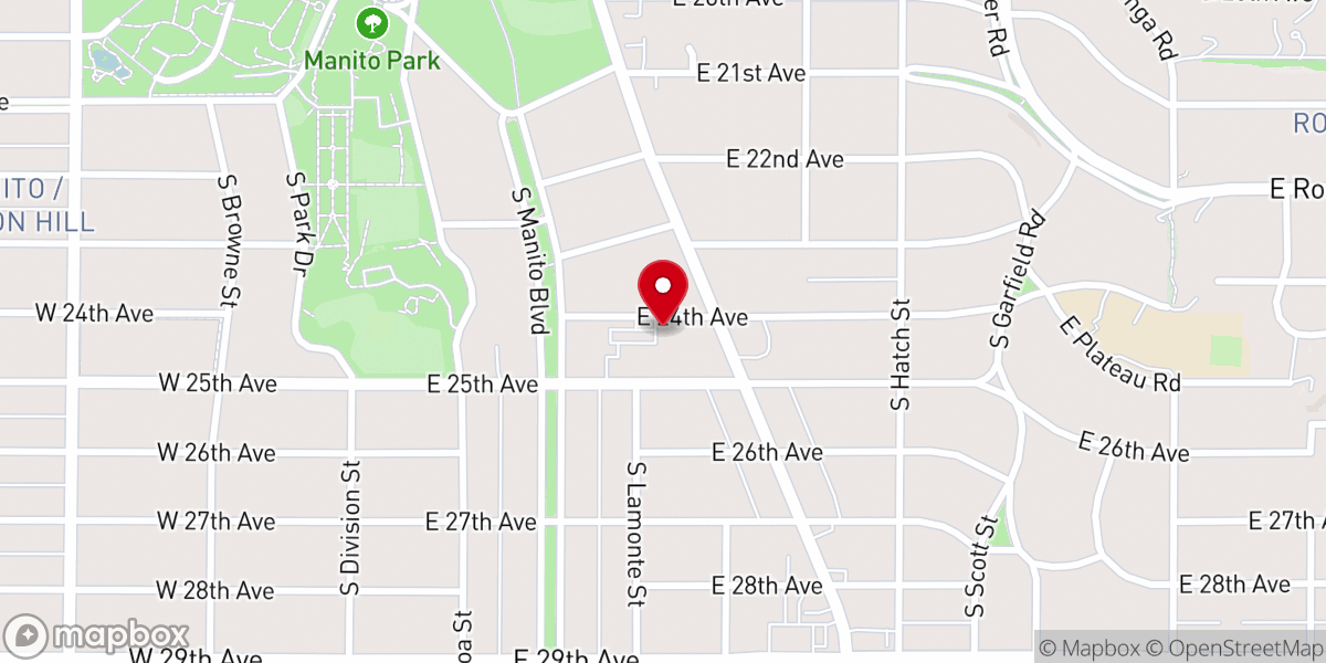 Map showing location of St Mark’s Lutheran Church