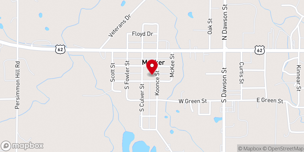 Map showing location of Saint Michaels Catholic Church