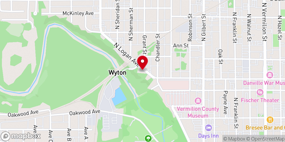 Map showing location of Abundant Life Pentecostal Church
