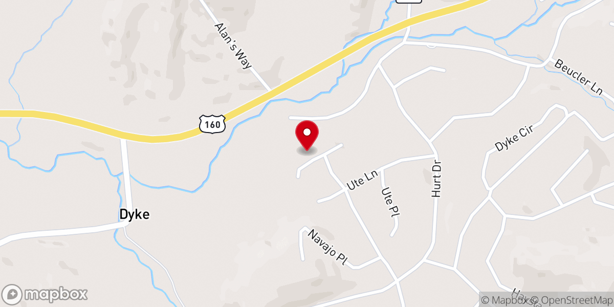Map showing location of World Road Church Ministry