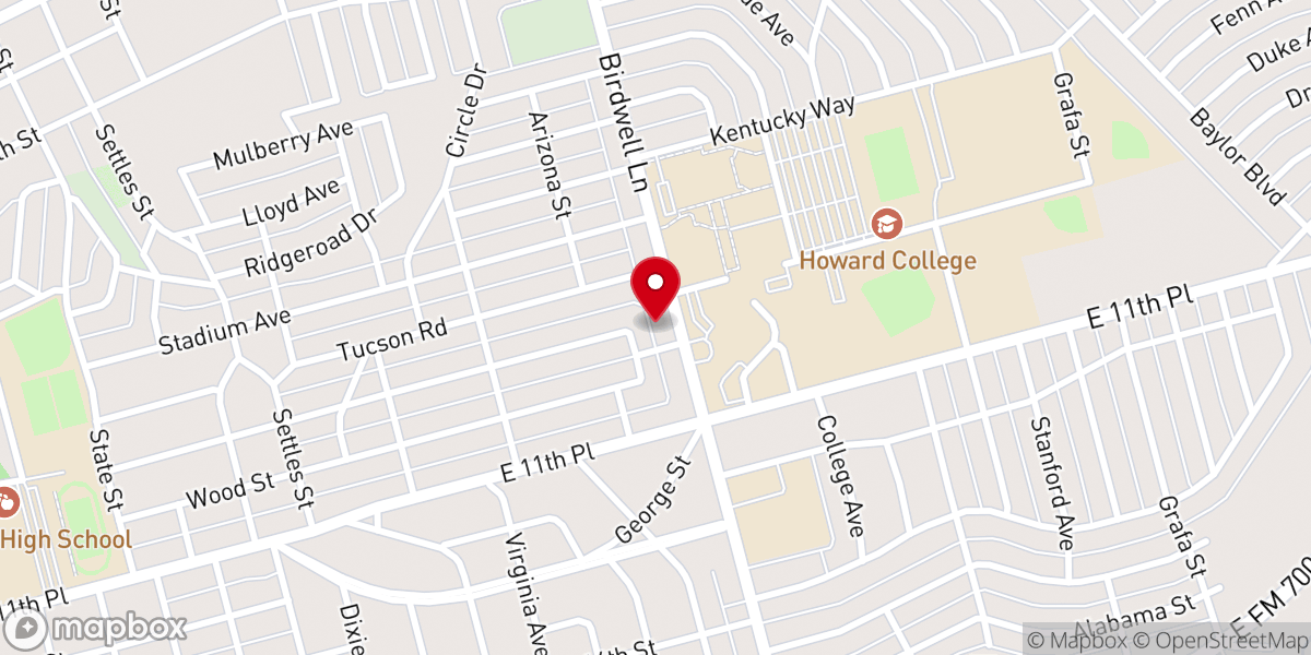 Map showing location of Saint Paul Church