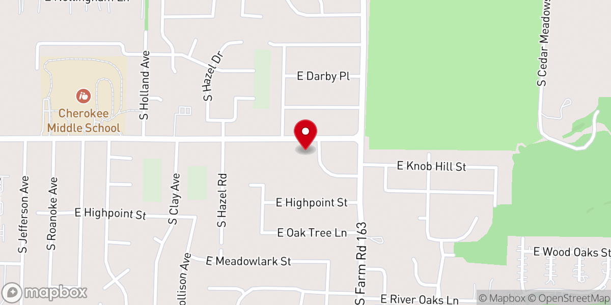 Map showing location of Grace Church