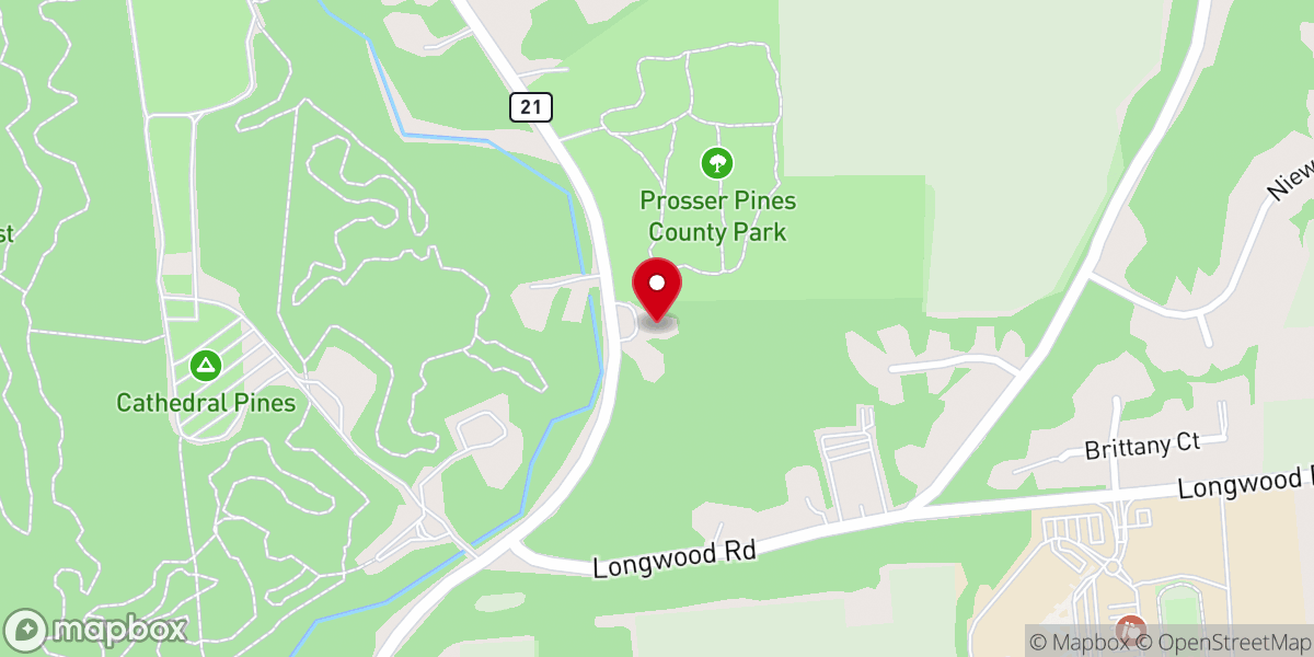 Map showing location of Holy Trinity Lutheran Church - Middle Island NY (LCMS)