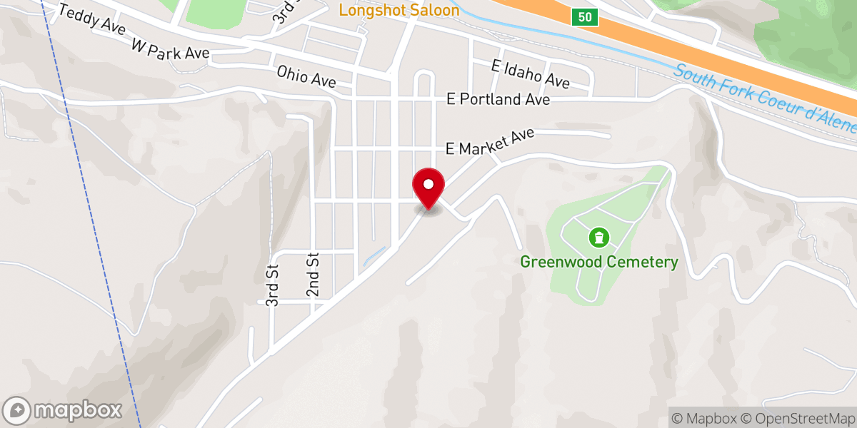 Map showing location of St Rita's Catholic Church