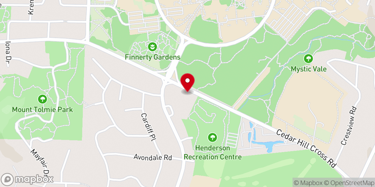 Map showing location of Emmanuel Baptist Church Victoria