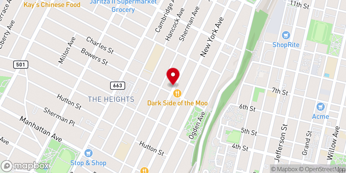 Map showing location of Jersey Heights Spanish Seventh Day Adventist Church
