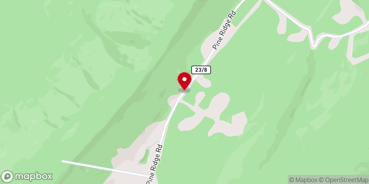 Map showing location of Cave Valley Presbyterian Church