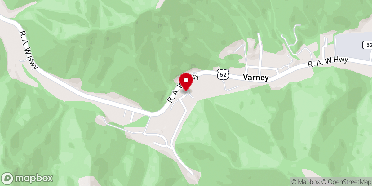 Map showing location of Fundamental Christian Church