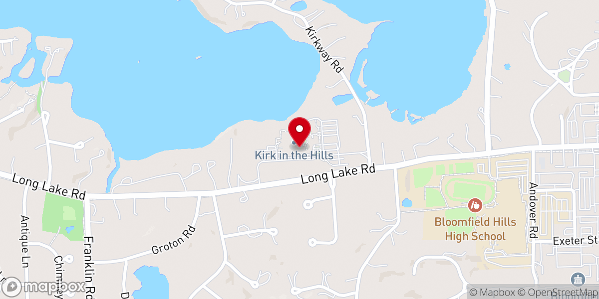 Map showing location of Tower of the Apostles
