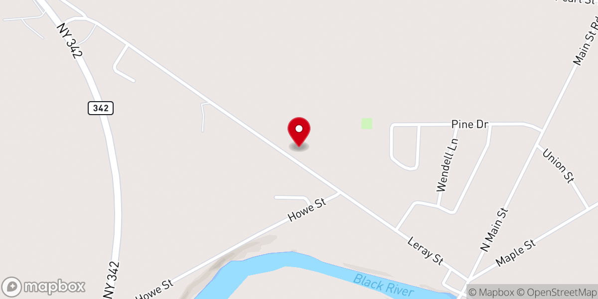 Map showing location of St Pauls Catholic Church