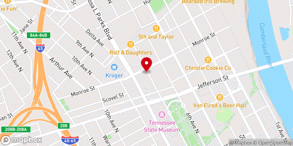 Map showing location of St. Teresa of Calcutta Syro-Malabar Catholic Mission, Nashville