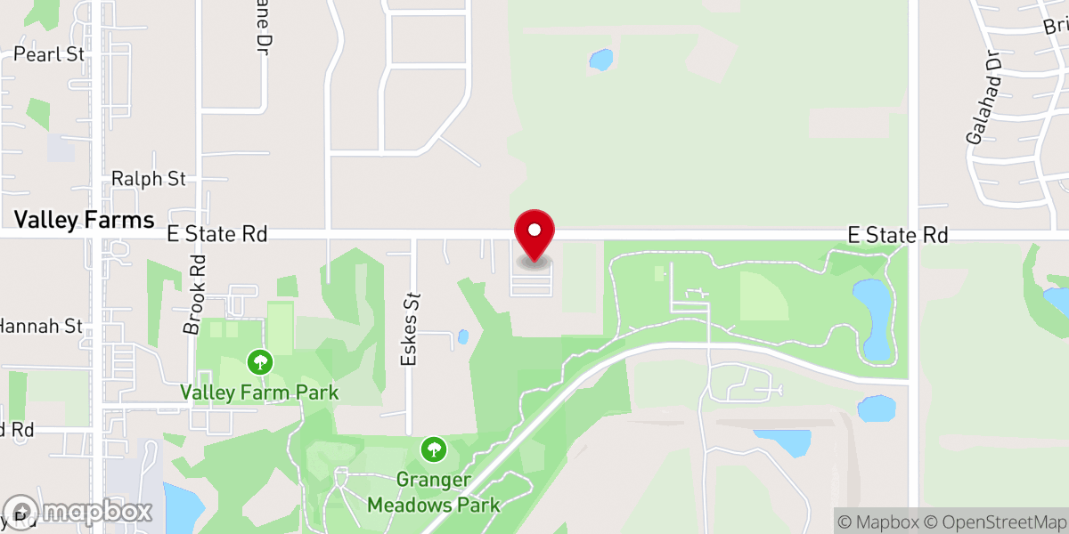 Map showing location of Woodview Church of Nazarene
