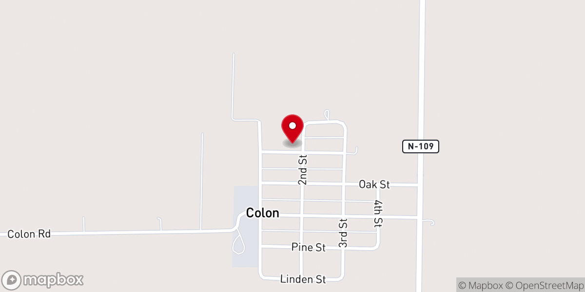 Map showing location of St Joseph's Catholic Church