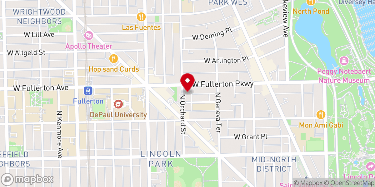 Map showing location of St. Pauls United Church of Christ
