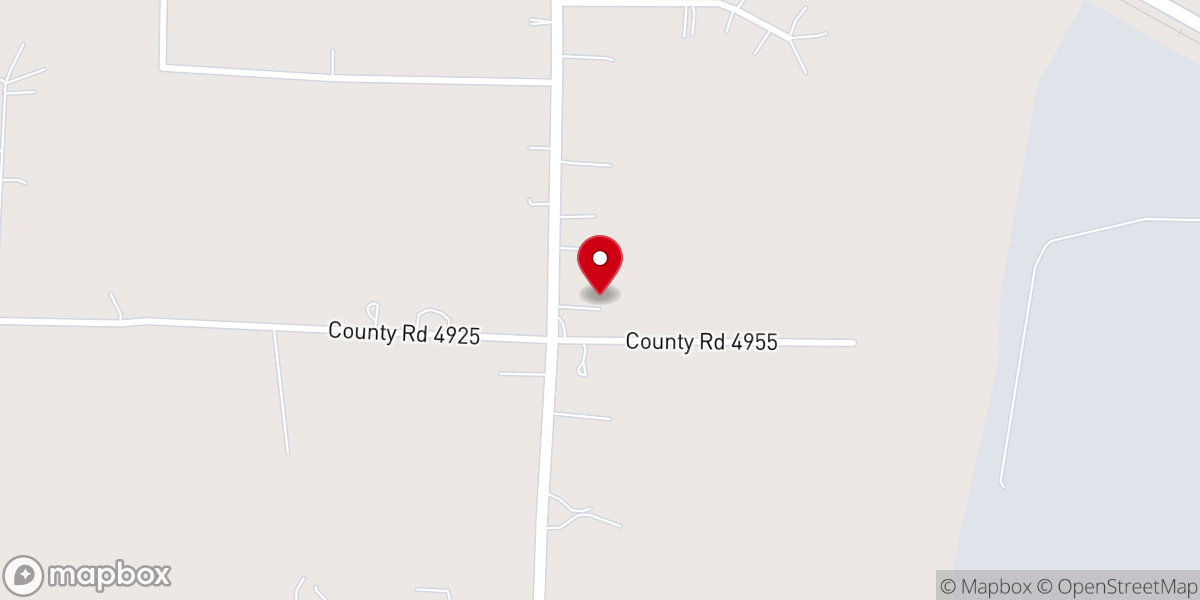 Map showing location of Blanton Chapel United Methodist Church