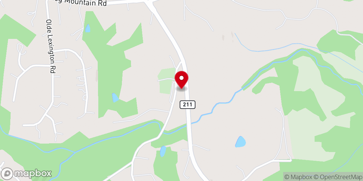 Map showing location of Bethlehem Church 211 Campus