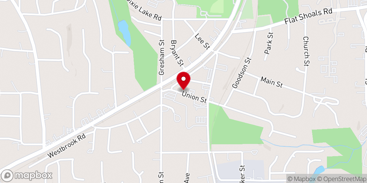 Map showing location of New Praise Christian Center