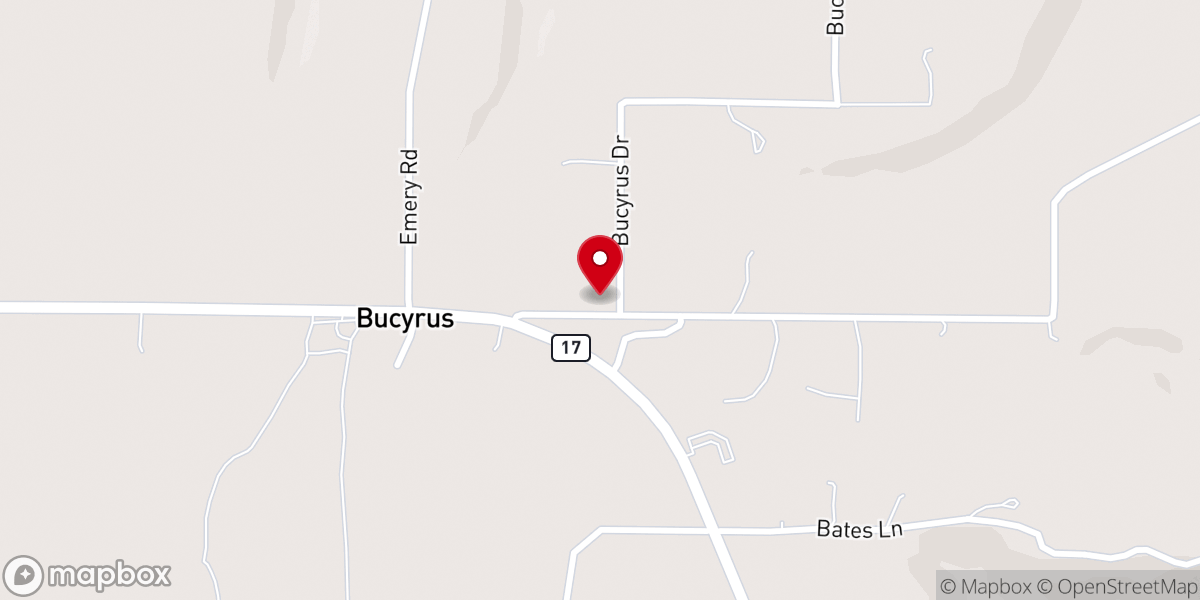 Map showing location of New Beginnings Baptist Church