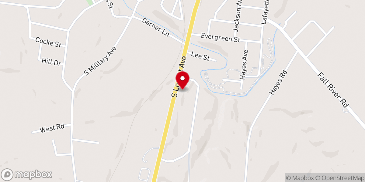 Map showing location of United Church Assemblies of God