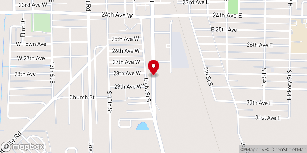 Map showing location of Bread Of Life Church