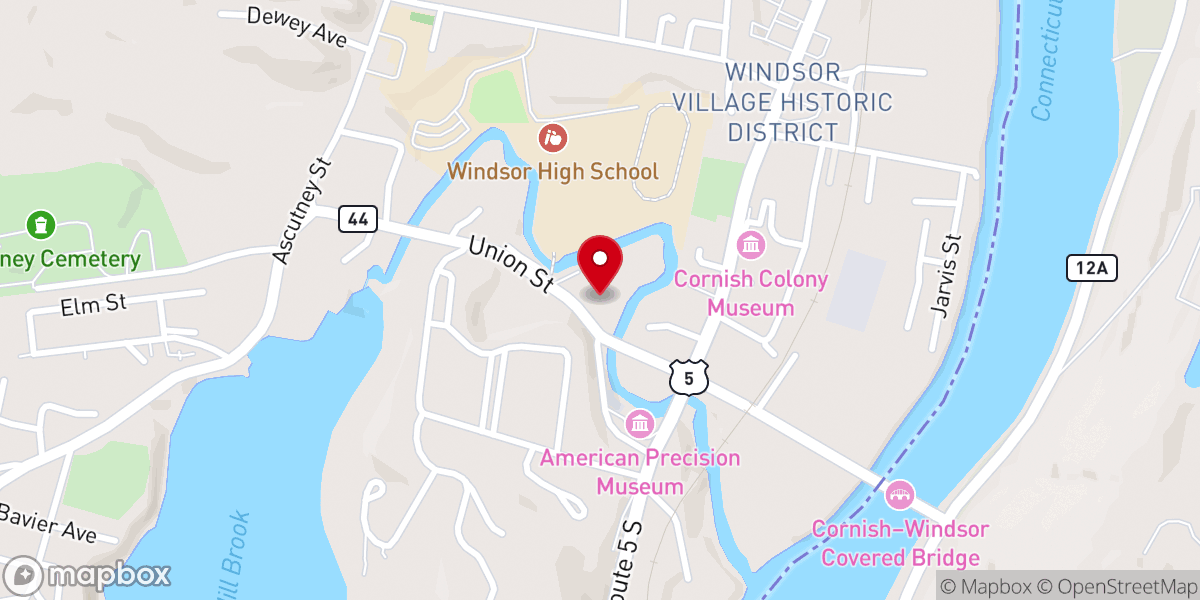 Map showing location of St Francis of Assisi Rectory