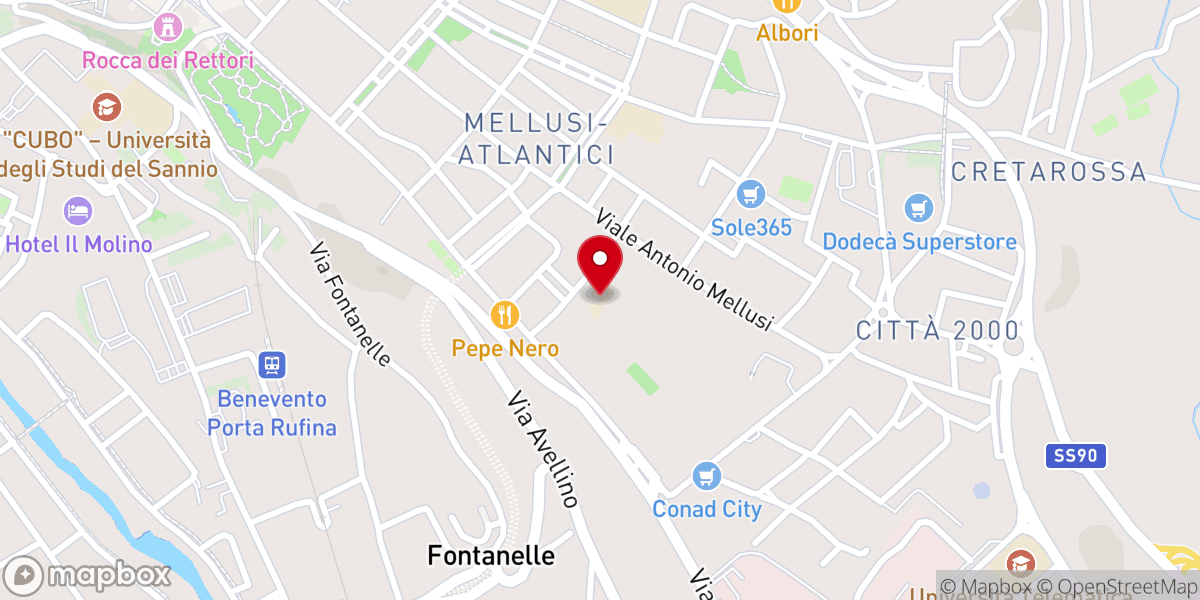 Map showing location of Seminario Arcivescovile Istituto De La Salle