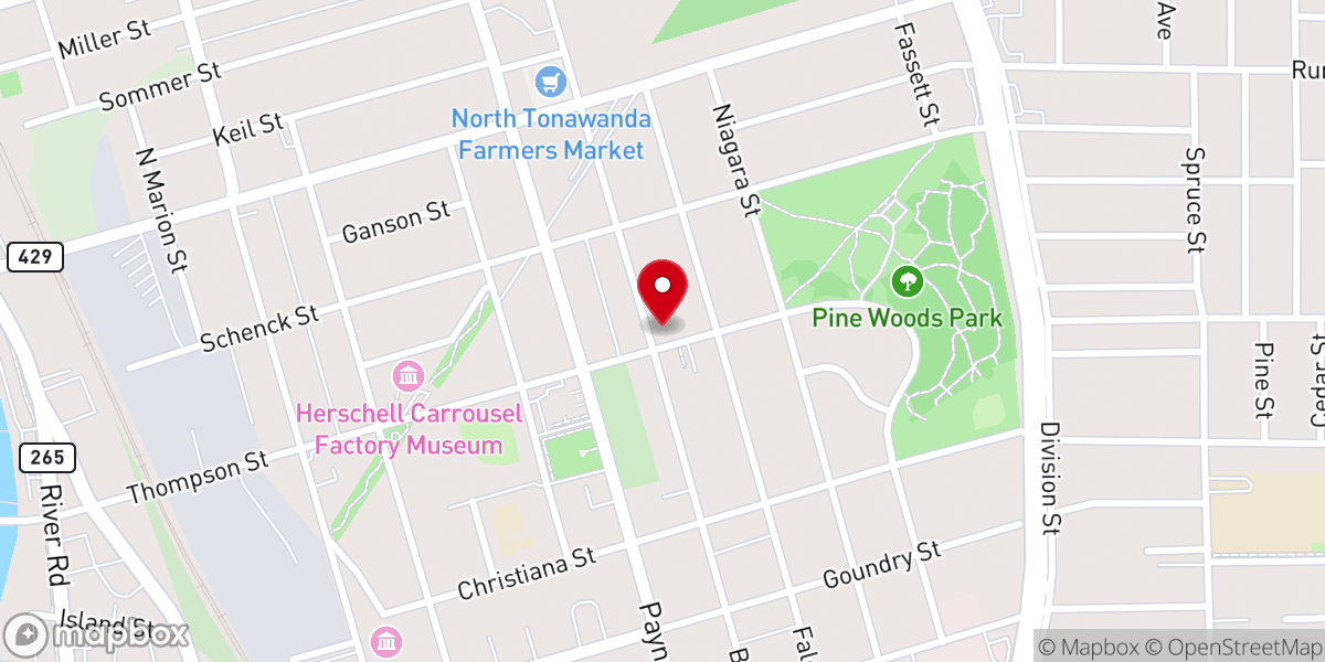 Map showing location of iHope Community Church