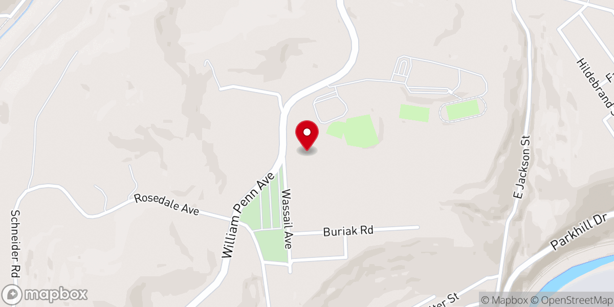 Map showing location of Conemaugh Valley Grace Brethren Church