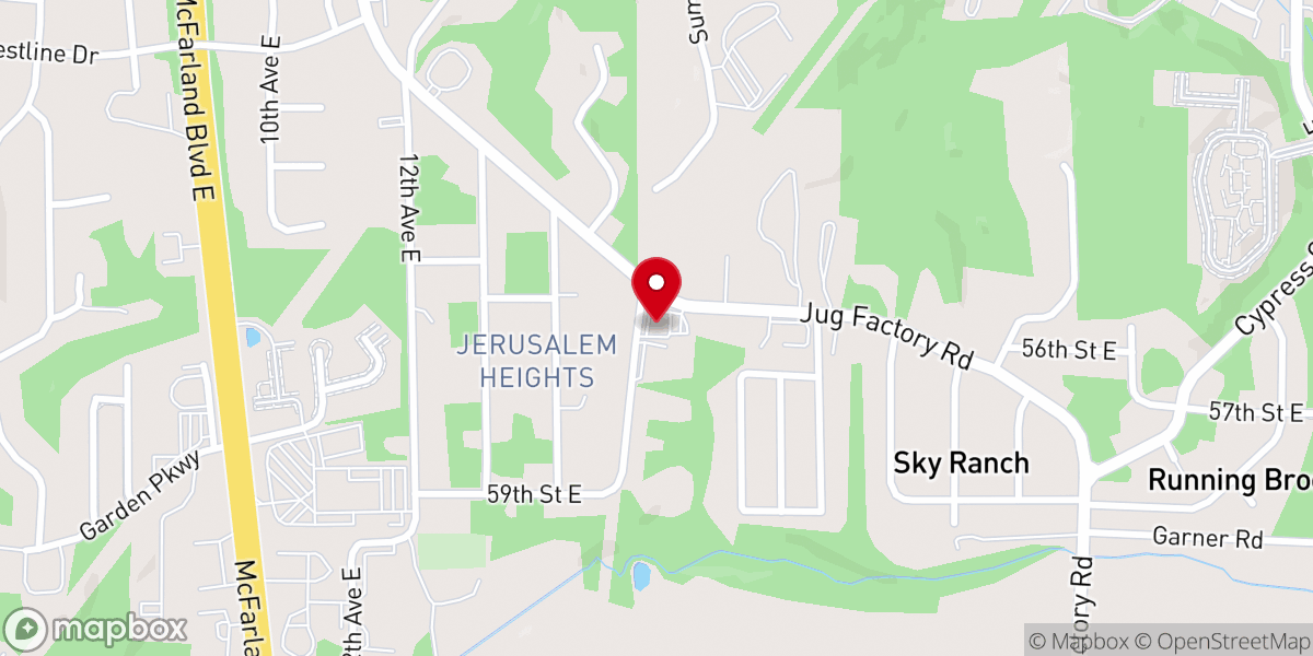 Map showing location of A Fresh Anointing Church of God
