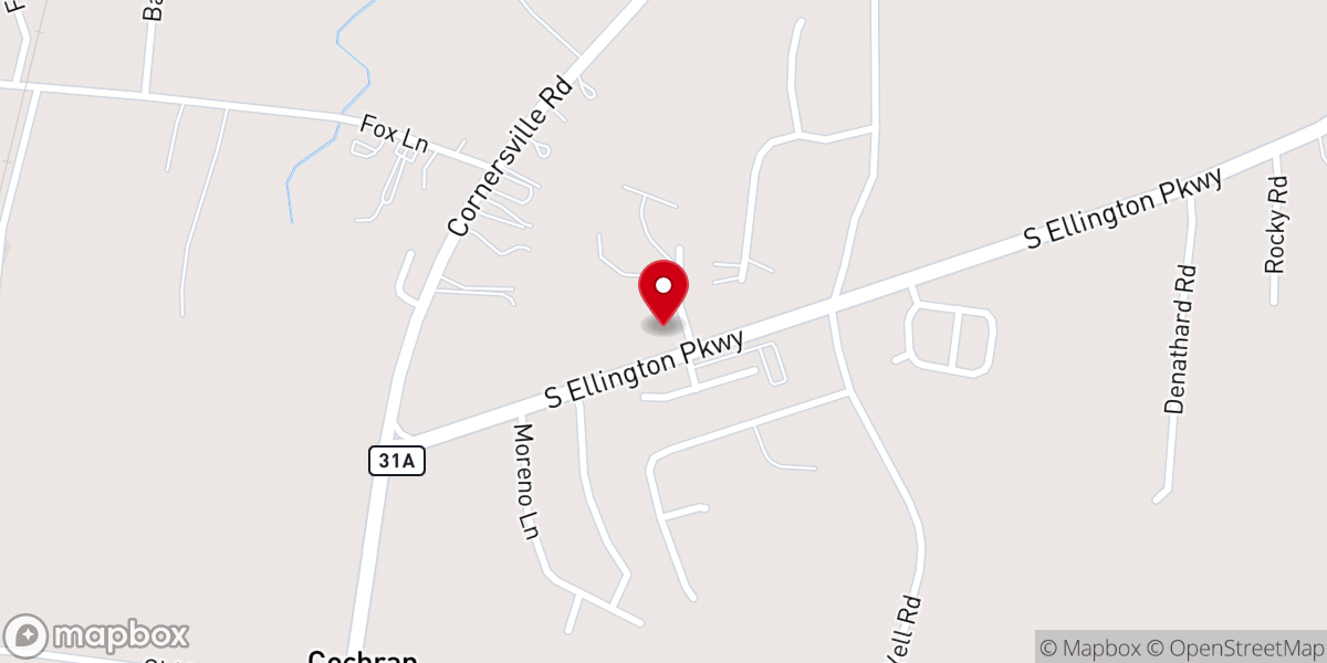 Map showing location of David Rives Ministries