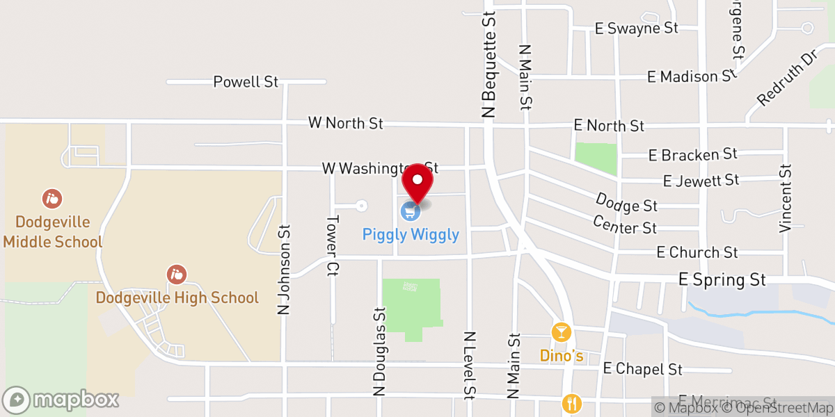 Map showing location of Lighthouse Church - Mount Horeb