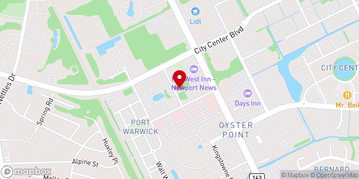 Map showing location of First Church Ministries