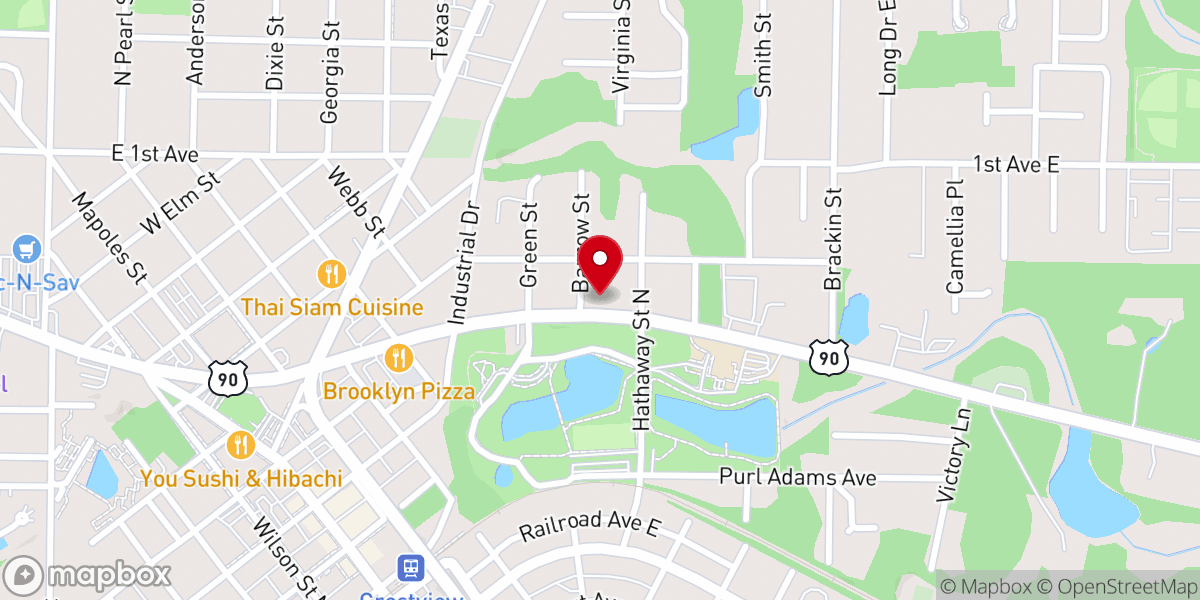 Map showing location of New Life International / Twin Hills Campus
