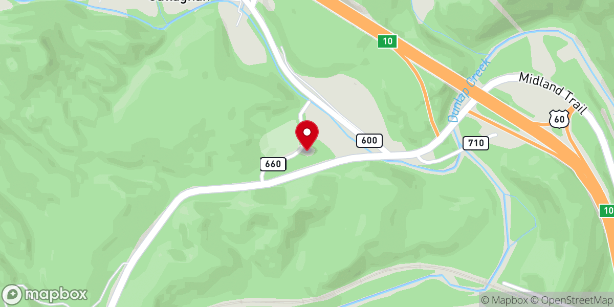 Map showing location of Fletcher Chapel UMC