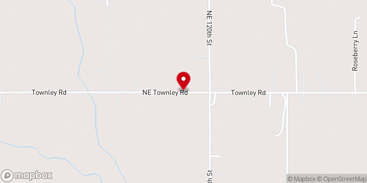 Map showing location of Locust Grove Baptist Church