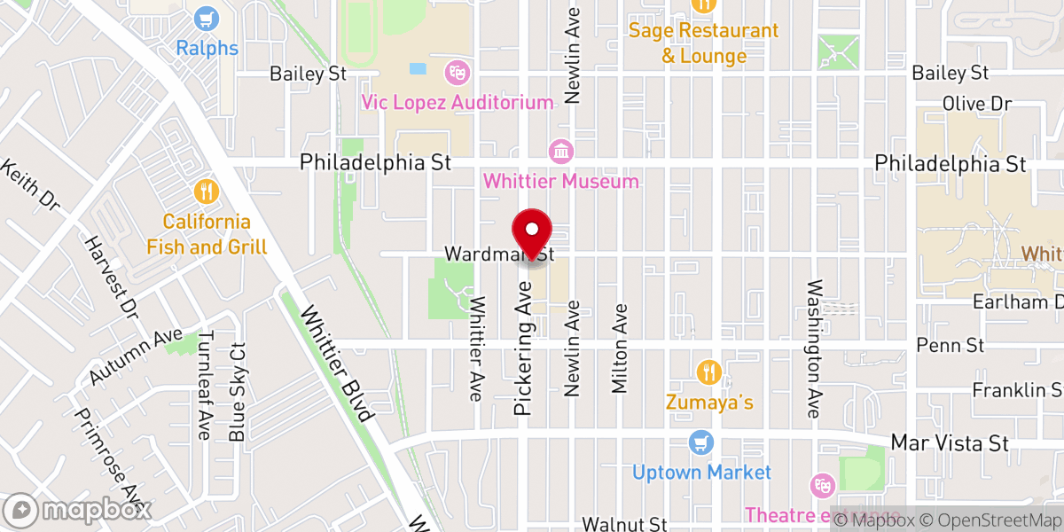 Map showing location of St Mary's Catholic School