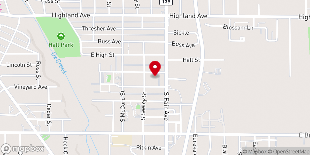 Map showing location of Greater Community Christian Fellowship