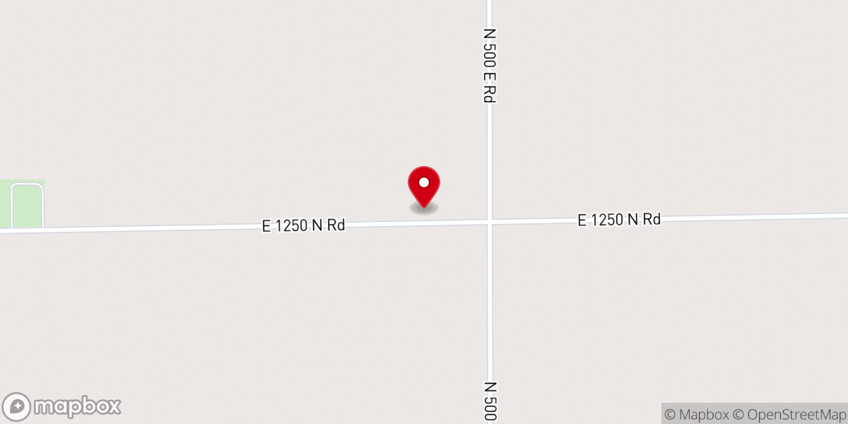 Map showing location of Salem Church
