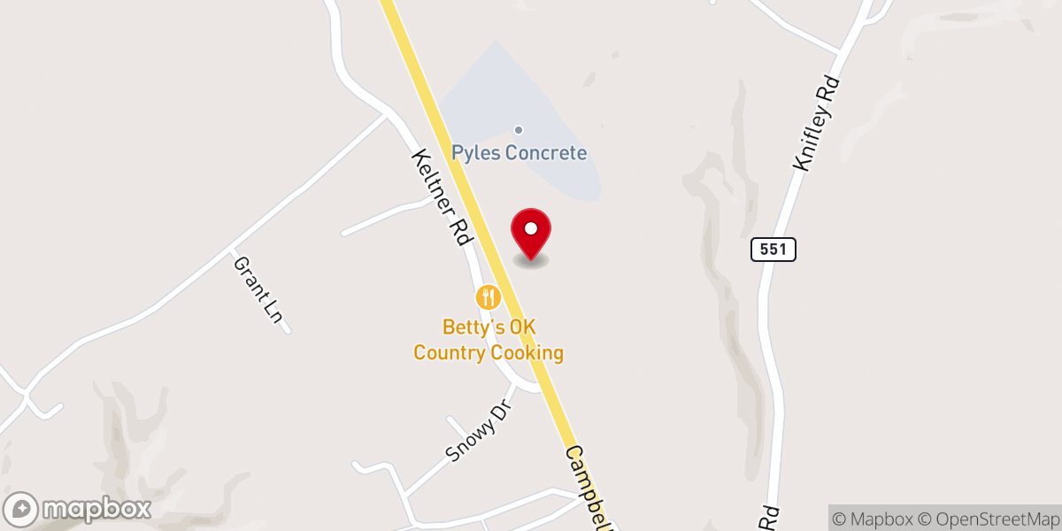 Map showing location of Davenport Life Center