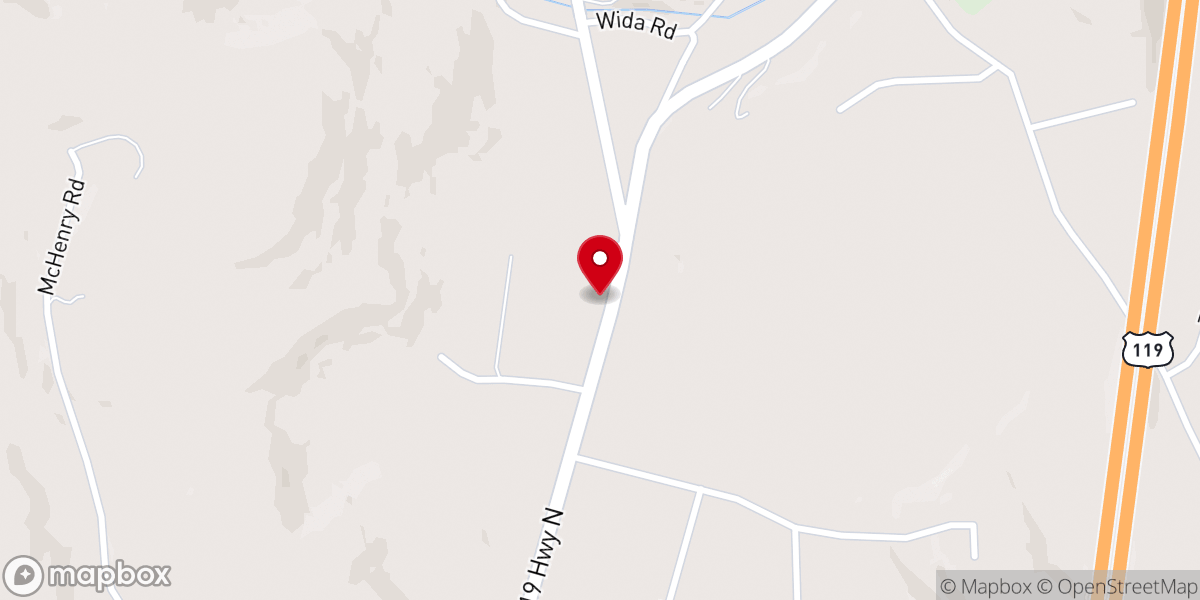 Map showing location of Faith Orthodox Presbyterian