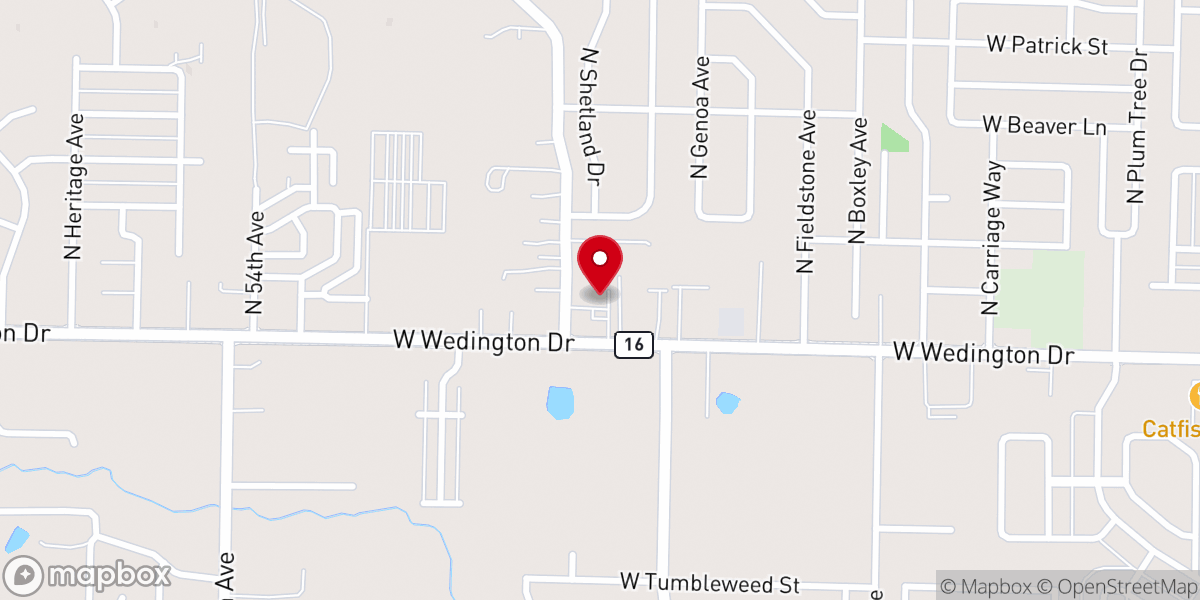 Map showing location of Zion Christian Church