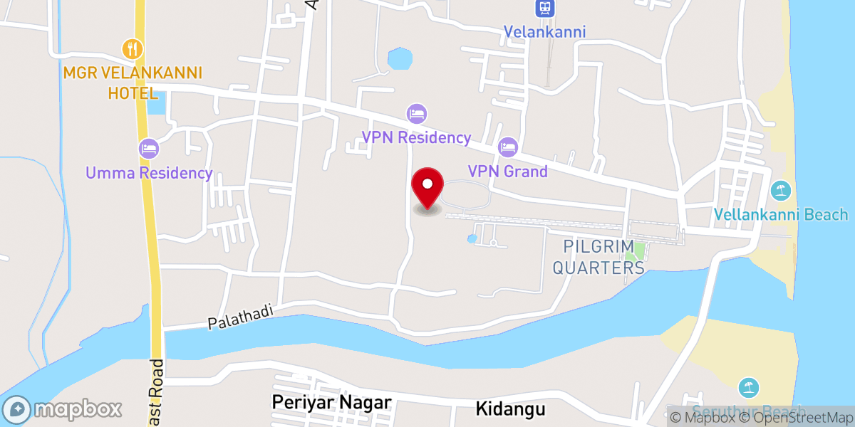 Map showing location of OUR LADY'S TANK