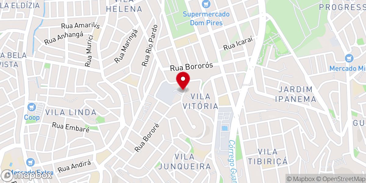 Map showing location of Paróquia Santa Joana D'Arc