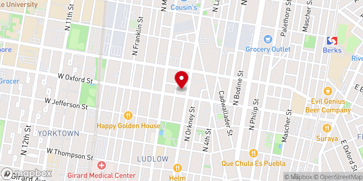 Map showing location of CHANGE Church