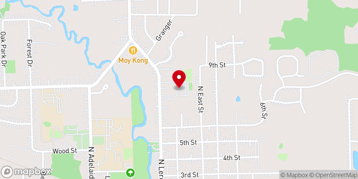 Map showing location of First Baptist Church Of Fenton