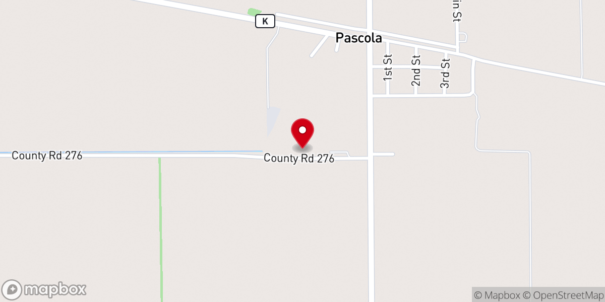 Map showing location of Saint John’s Missionary Baptist Church