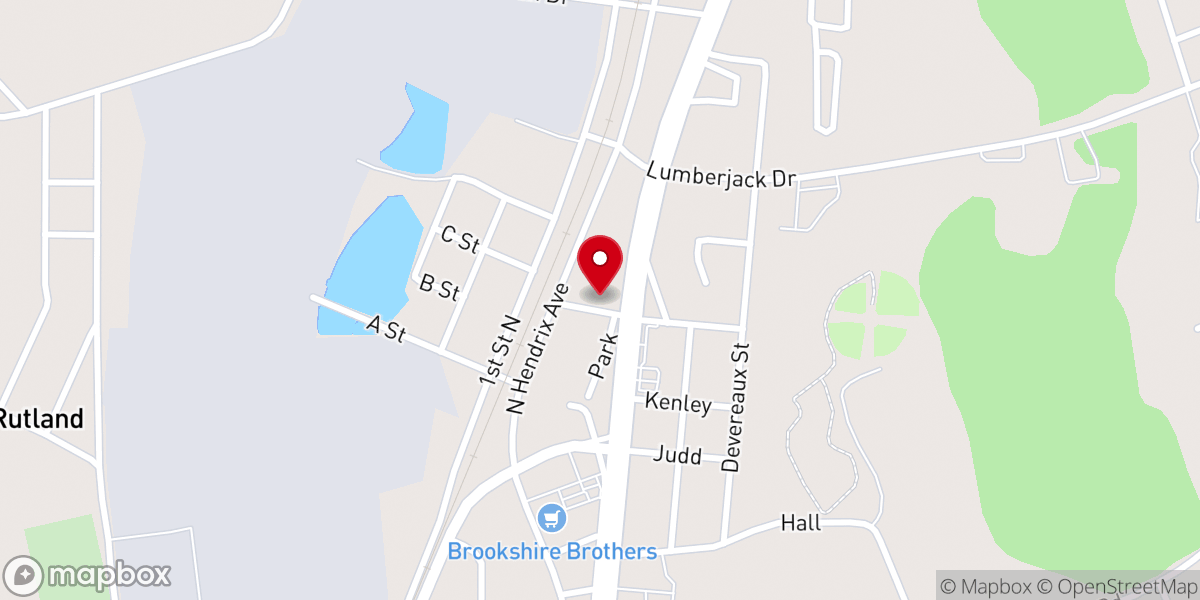 Map showing location of Unity Baptist Association