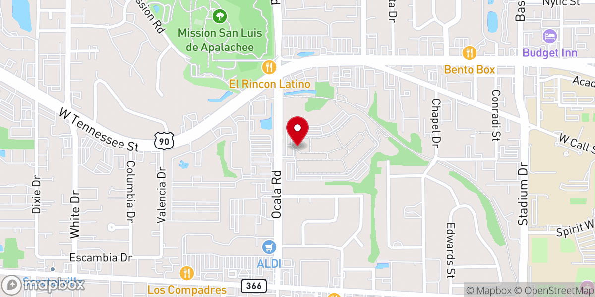 Map showing location of Pi Kappa Alpha