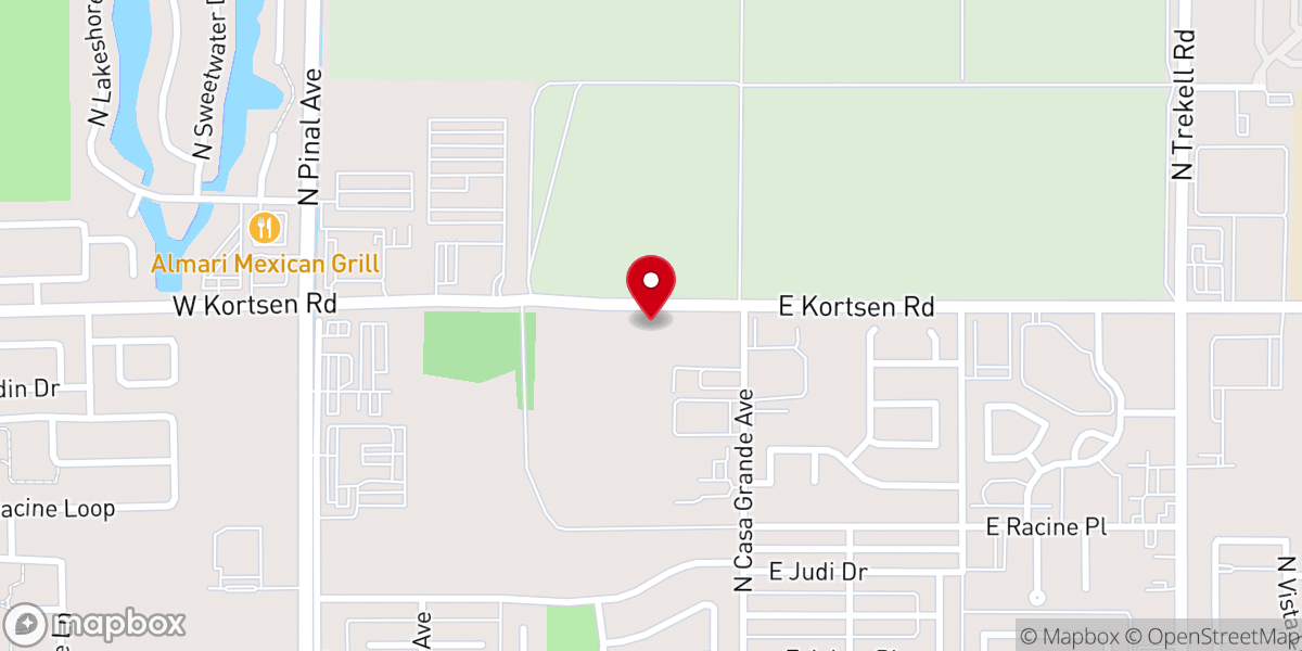 Map showing location of Landmark Missionary Baptist Church